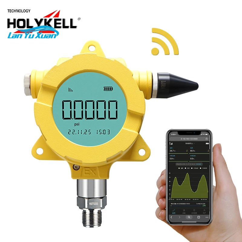 

Holykell gprs wireless lora remote water pressure transmitter sensor lorawan