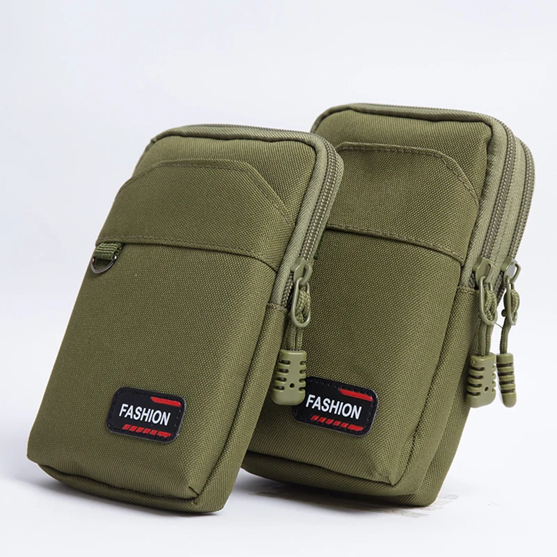 edc molle bag purse singledouble layer outdoor military waist fanny pack men phone pouch camping hunting tactical waist bag free global shipping