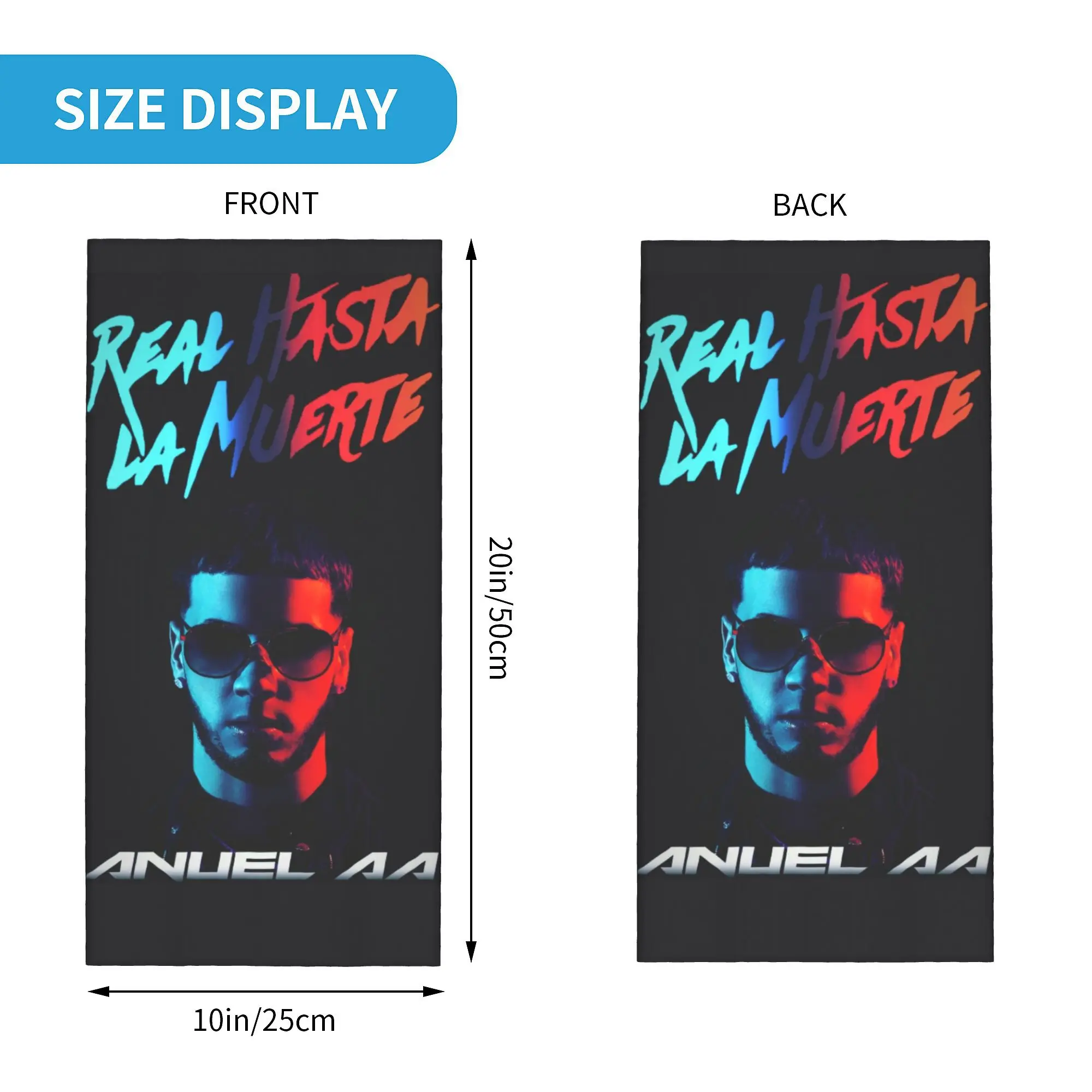 Бесплатная доставка на заказ A-Anuels AA Рэпер Хип-Хоп Певица Бандана Шея Гетры