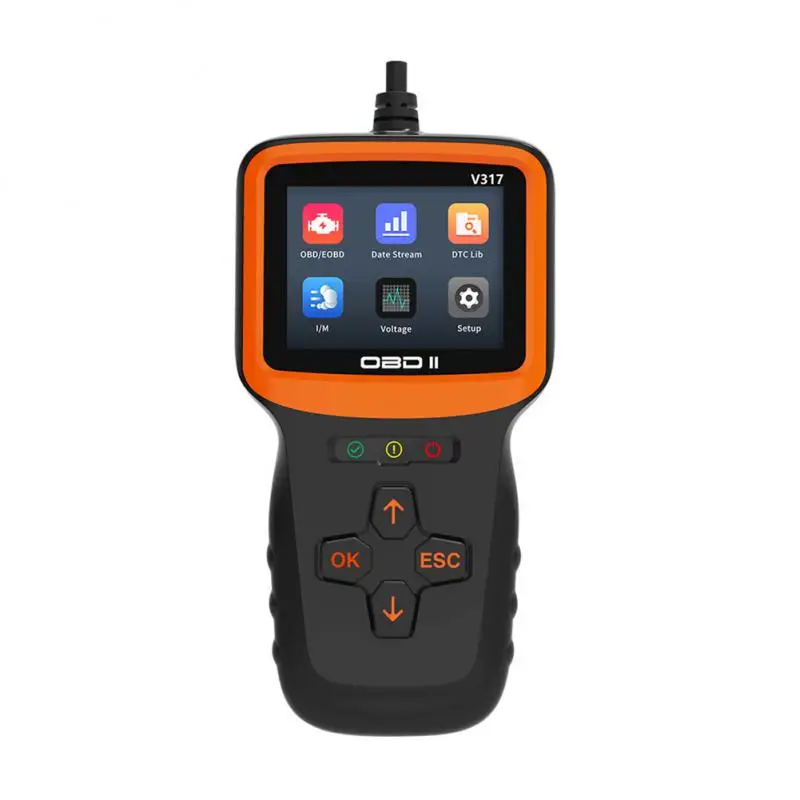 

OBD2 Scanner V317 Auto OBD Code Reader Car Check Engine Fault Diagnostic Tool LCD Digital Display Car Repair Tool Scan Tools