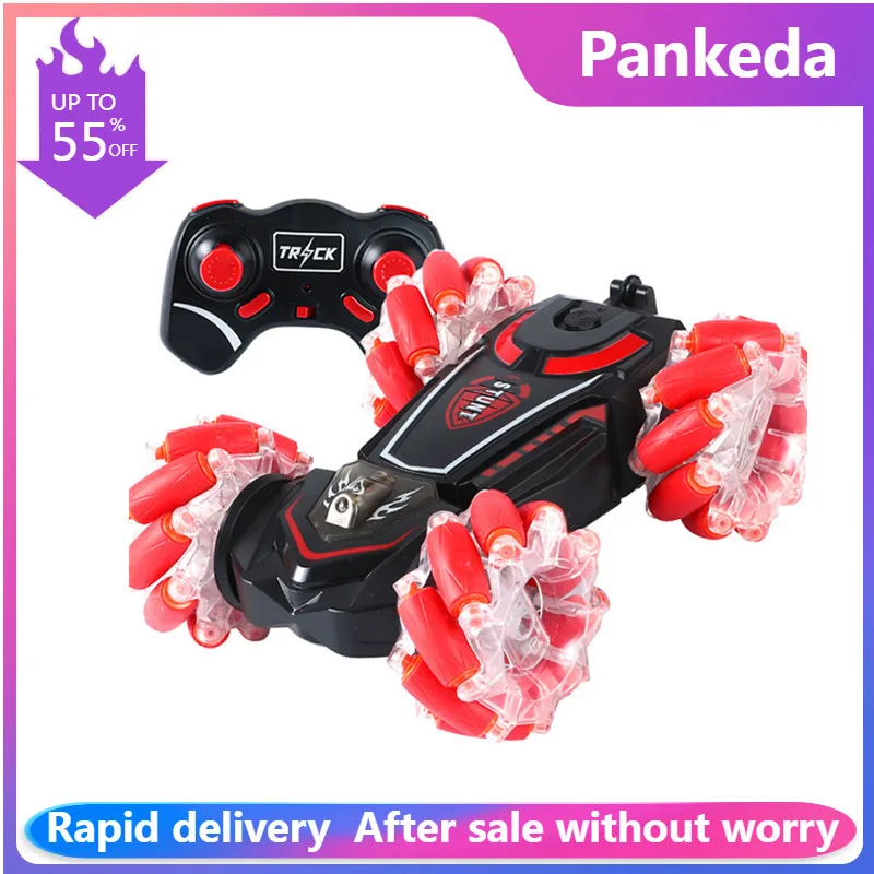 

New high-tech RC remote control car watch hand gestures 360° rotating off-road climbing stunt exhaust blowtorch music Boy toy