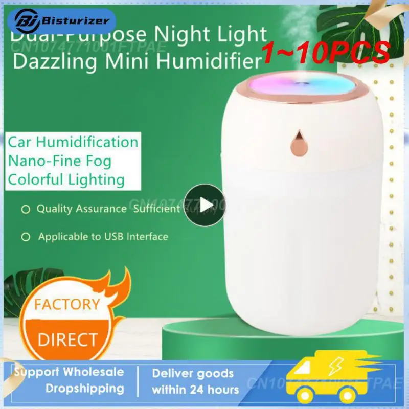 

Электрический портативный мини-увлажнитель воздуха, 330 мл, 1-10 шт.