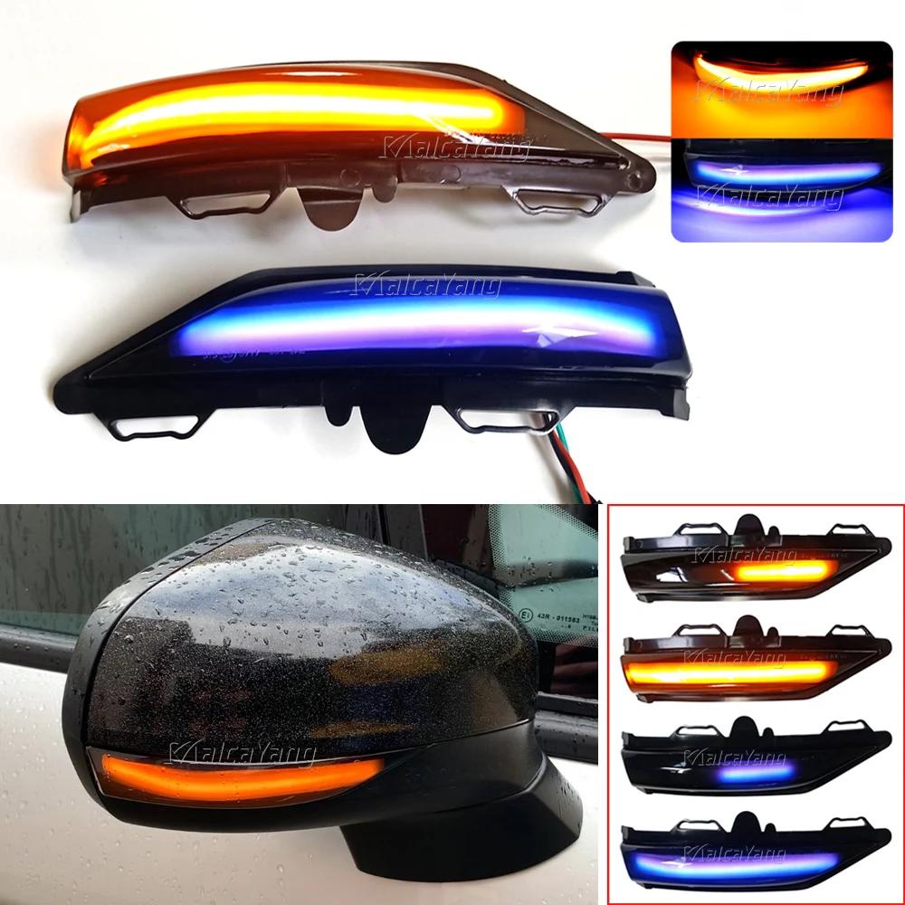 

Sequential Flashing Lamp Dynamic Blinker For Ford Fiesta ST Line MK8 2018 2019 PUMA 2020 Side Mirror LED Turn Signal Light