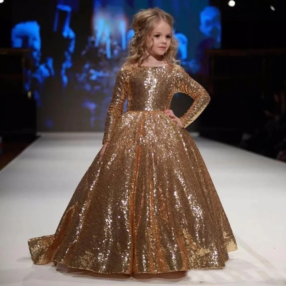 

New Arrivals Flower Girls Beading Lace Appliques O-neck Tulle Ball Gowns Little Girls Wedding Gowns Girls Princess Dresses