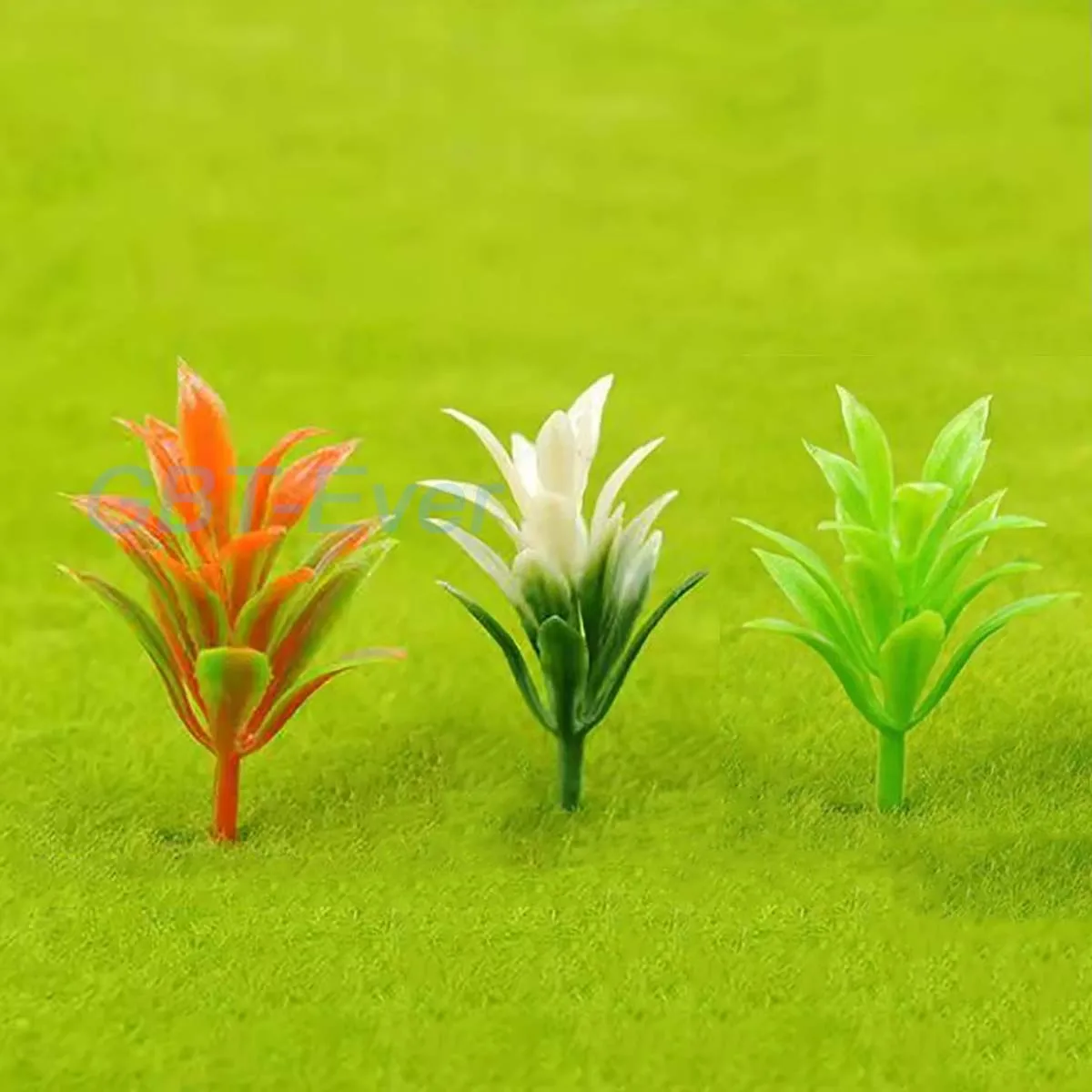 

10Pcs Artificial Plants Simulation Grass Plastic Ferns Green Leaves Fake Flowers Plants Wedding Home Decor Height 30/36/39mm