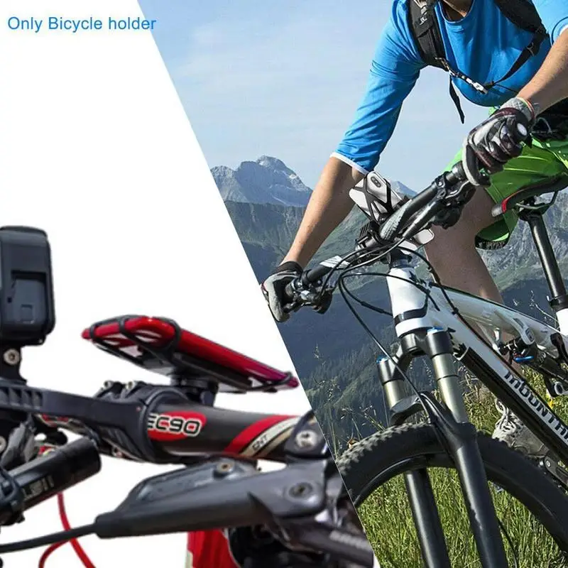 FOR Sram Garmin Bike Phone Holder Bicycle Mobile Holder Mount Bicycle Shockproof Holder Motorcycle Phone Mobile Silicone V4F4