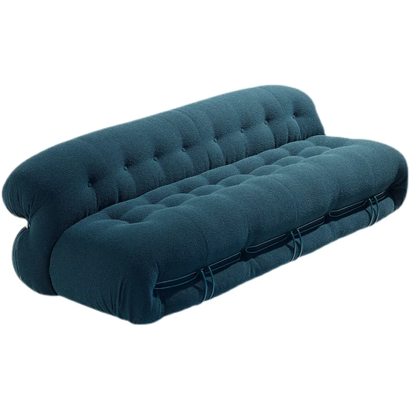 Диван софа oriana простой современный двухместный диван из губчатой ткани