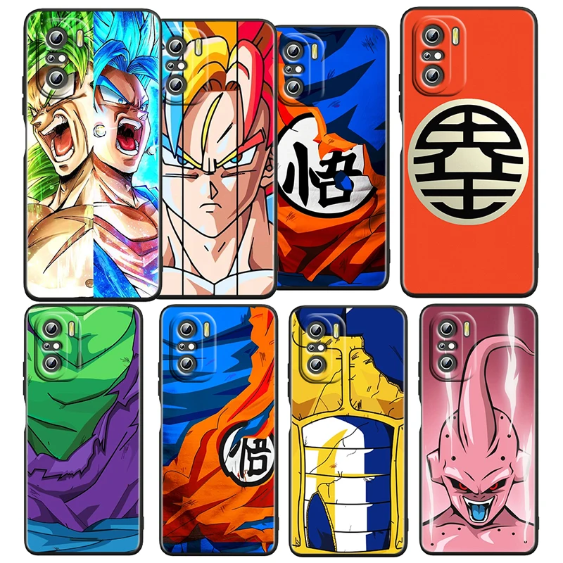 

Cartoon Dragon Ball For Xiaomi Redmi 10 10X K40 K30S K20 9 9I 9A 9C 8 Silicone Soft TPU Black Phone Case Funda Coque Capa Cover