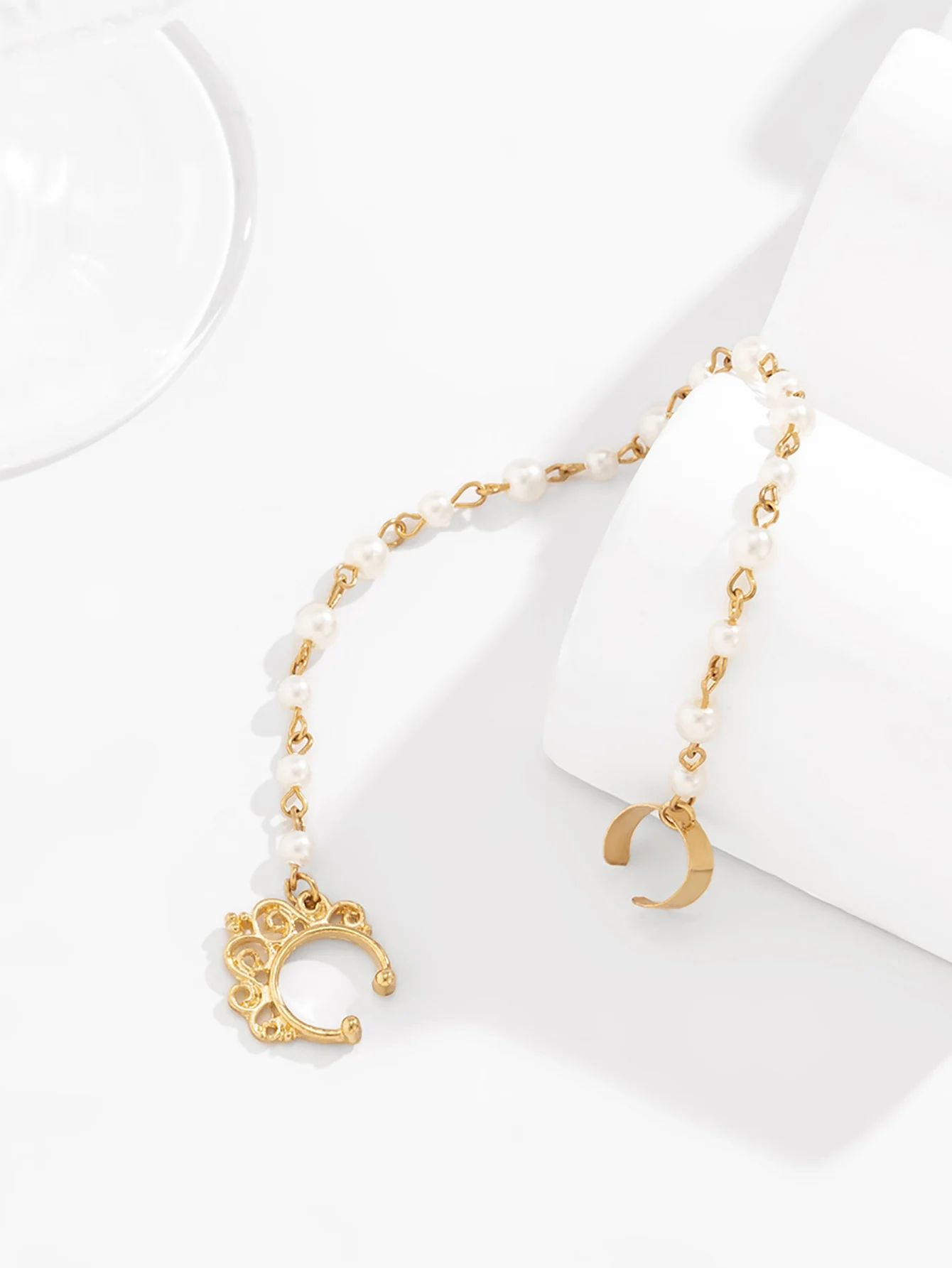 Европейская и американская мода новинка цепочка с бахромой зажим для носа милые