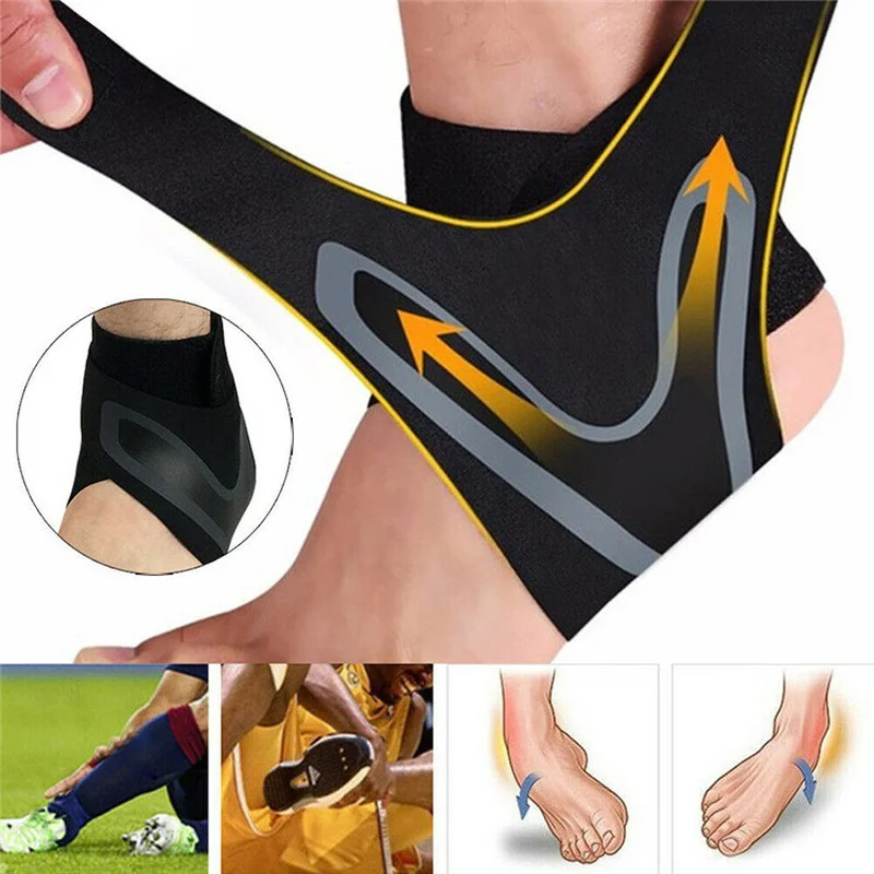 

Basketball Guard Relief Ankle Ankle Support Heel Running Brace Sport 1pc Sports Pain High Safety Sprain Protect Brace Elastic
