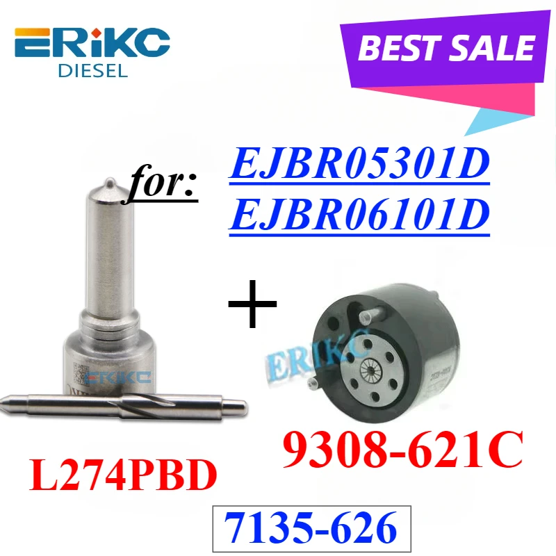 Фото Ремкомплект форсунки EJBR05301D EJBR06101D (клапан L274PBD, инжектор 9308-621C, 7135-626) для Delphi F50001112100011 F5000-1112000 №1