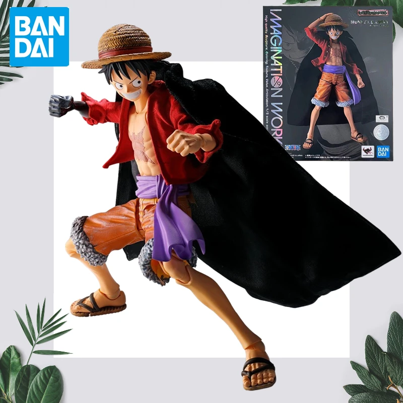 

Оригинальная Bandai воображение работает цельная Обезьяна D Luffy движущаяся кукла аниме периферийная модель