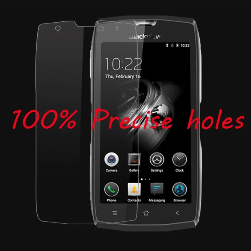 

5pcs/lot tempered glass original 9h high quality explosion-proof protective film screen protector for blackview bv7000 pro