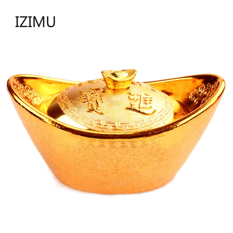 

Wealth Ingot Shui Chinese Feng Gold Ornament Ornamentsluck Bao Yuan Golden Lucky Yuanbao Good Figurine Ingots Porsperity Ancient