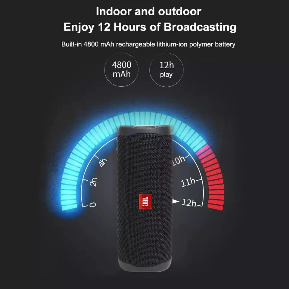 Original JBL Flip5 Bluetooth Speaker Flip 5 Mini Portable Waterproof Wireless BT Bass Stereo Music Outdoor Travel Party | Безопасность и