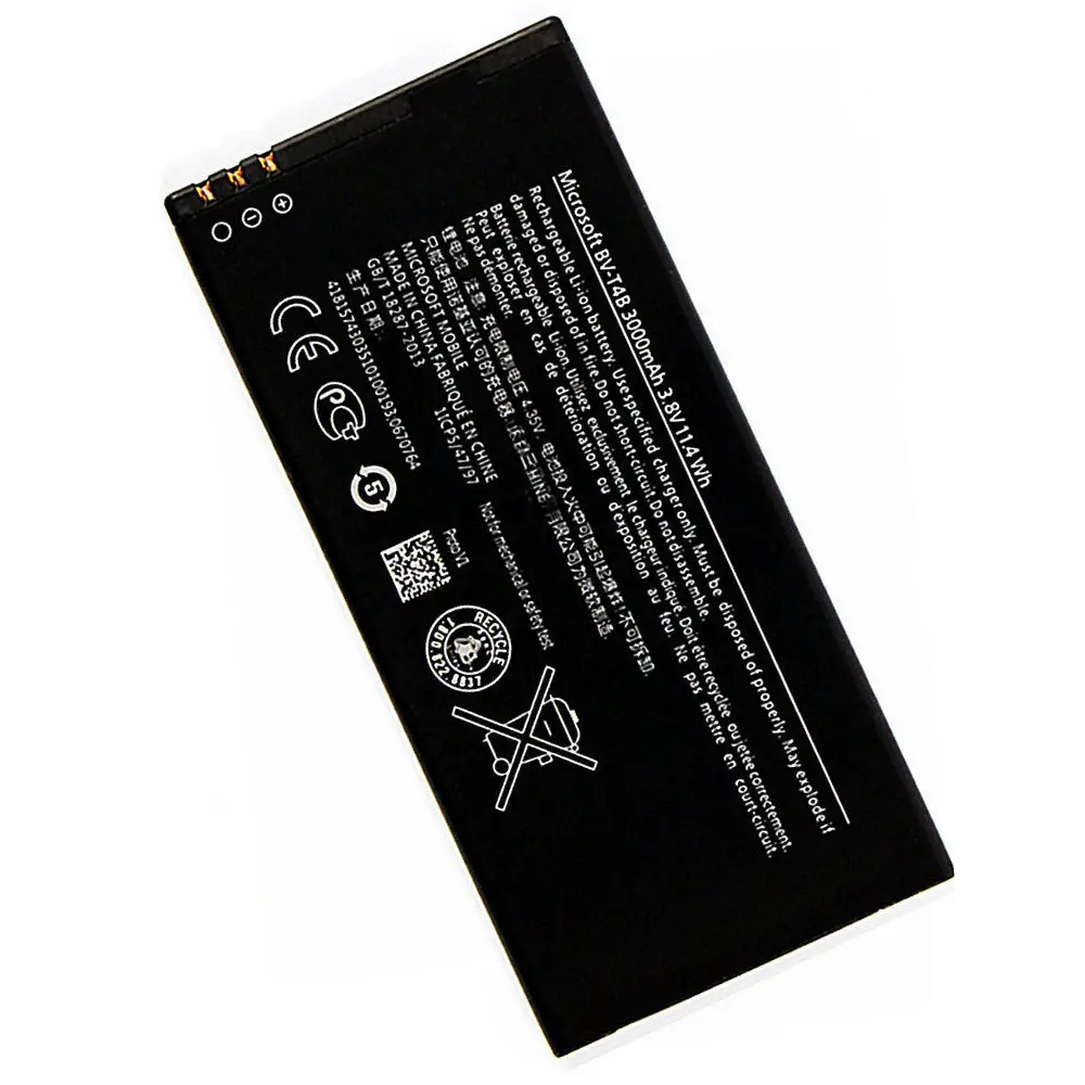 

3000mAh BV-T4B for Nokia Lumia 640XL RM-1096 RM-1062 RM-1063 RM-1064 RM-1066 Lumia 640 XL Smart High quality Replacement Battery