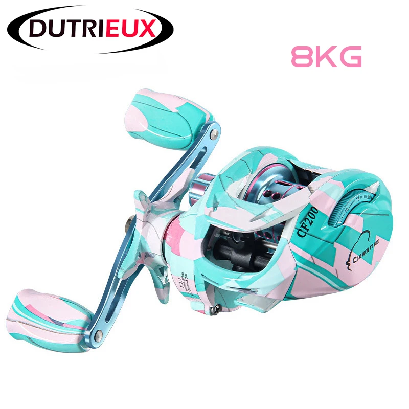 New 2023 3+1BB Magnetic Brake System Baitcasting Fishing Reel Gear Ratio 7.2:1 Left/Right Handed Ultra Light Fishing Wheel