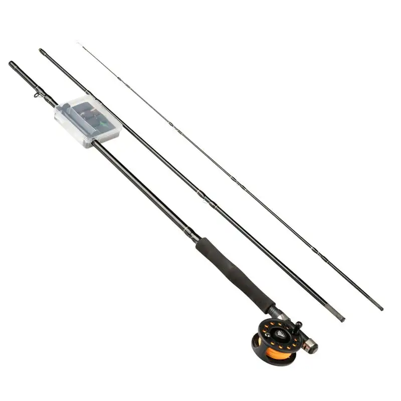 

Piece Fly Fishing Rod & Reel Combo With Flies, 8ft Tenkara rods Fishing reel saltwater Gomexus knob Fishing reel spinning Fishin