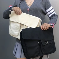 canvas diagonal cross bag youth fashion college style version women large capacity shoulder bag girl handbags messenger bags