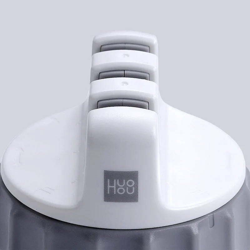 Мини-точилка для ножей Xiaomi Mijia Huohou точилка одной руки супервсасывающий кухонный