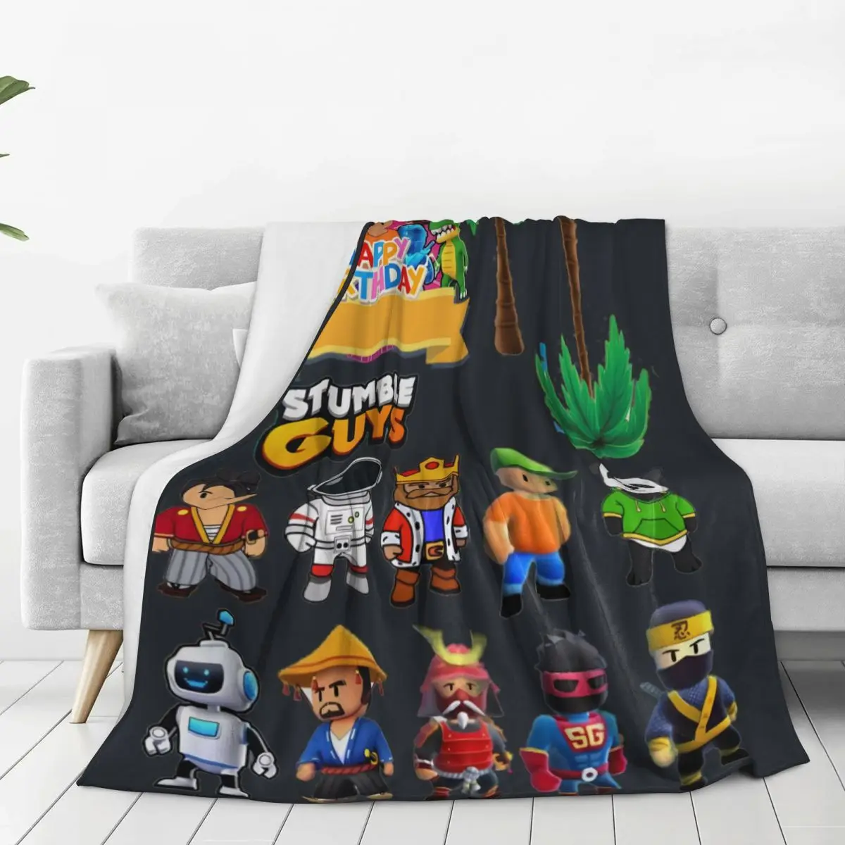 Одеяло для парней и игр фланелевое постельное белье путешествий офиса пледы