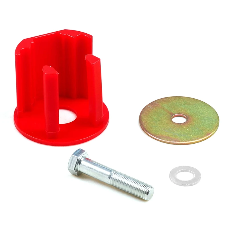 

For Golf-GTI Jetta Passat B6- A3 Q3 2.0TSI Red Engine Torque Arm Insert Dog Bone Mount Bushing Kit WLR-EMI01