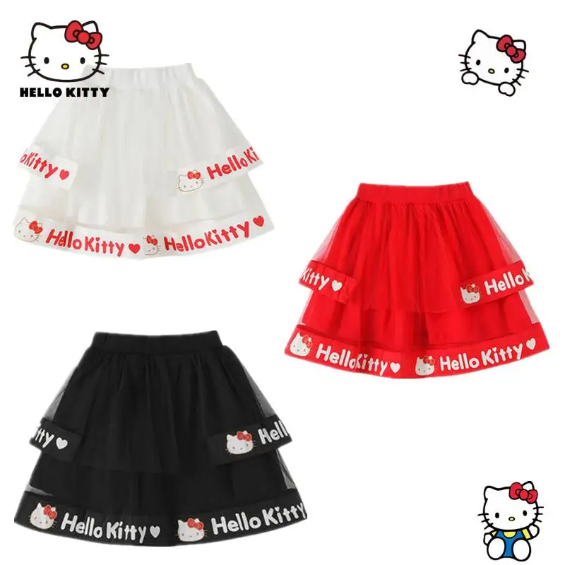 

Детская юбка Hello Kitty кавайная девочка реквизит для выступлений аниме мультяшная одежда Kilt fillimoophilabeg Студенческая нежная Подарочная пачка