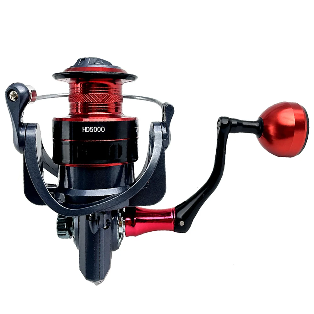 

Spinning Reel Freshwater Saltwater Fishing Reels 2000 3000 4000 5000 6000 7000 Coil Low Profile Powerful Brake and Smooth Drag