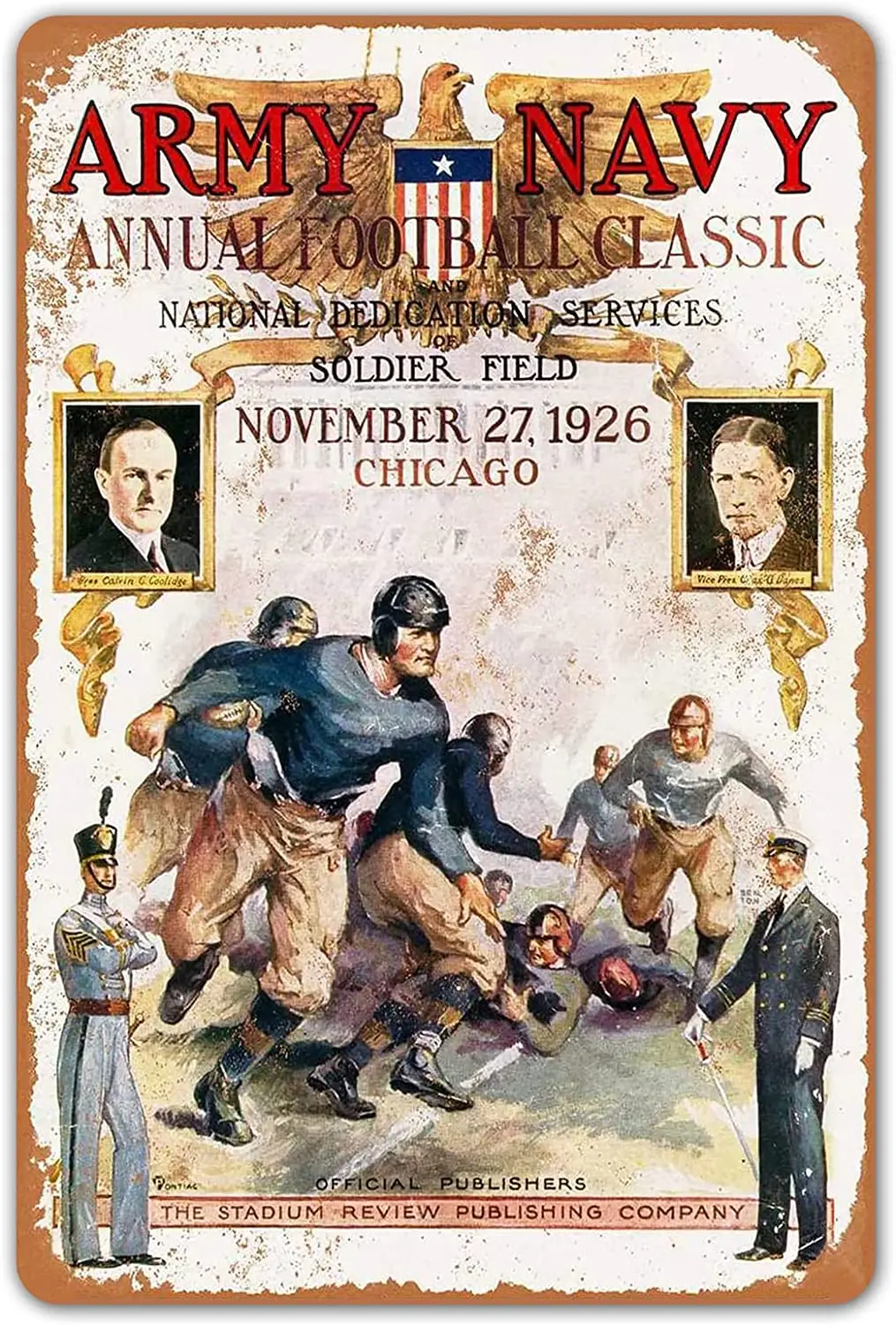 

Металлический жестяной знак Agedsign 1926, посвящение солдатиков в поле, армия-знак флота, настенный плакат