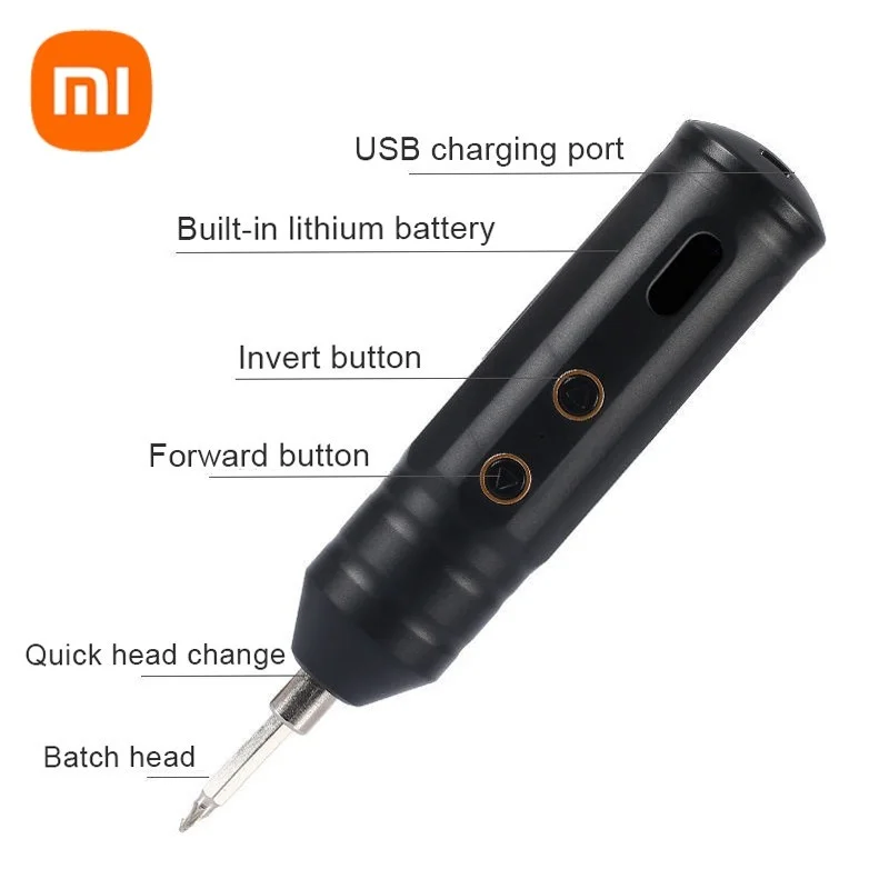 

Xiaomi GROSAM 3.6V Mini Electrical Screwdriver Set WL-DDLSD Smart Cordless Electric Screwdrivers USB Rechargeable Handle Tools