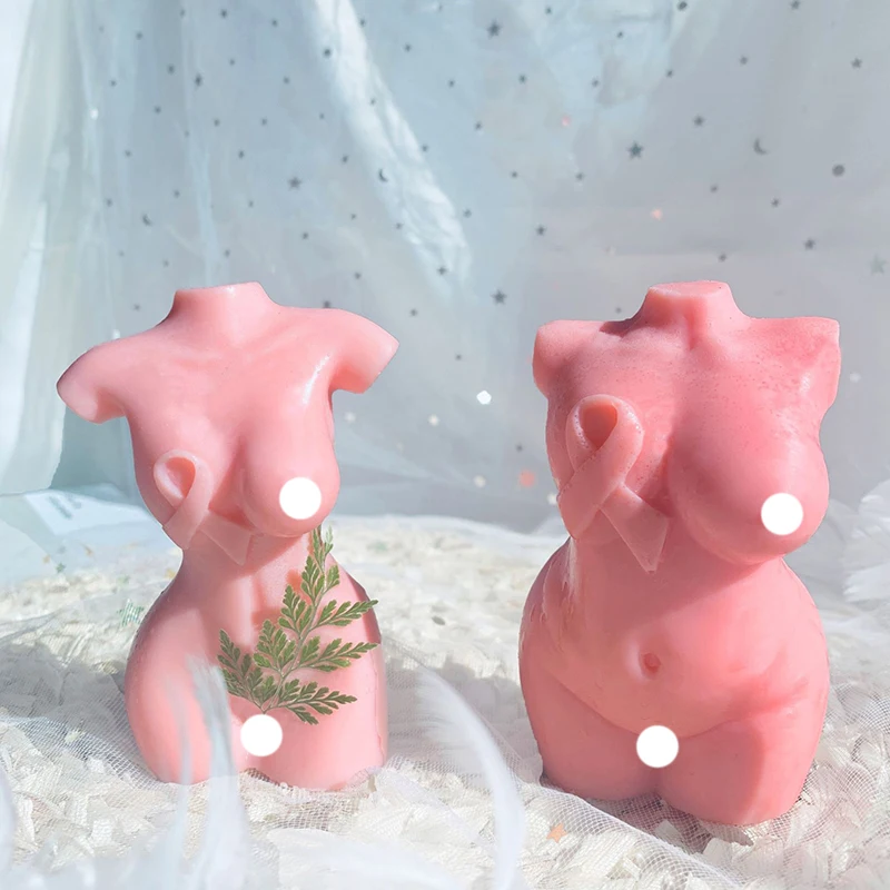 

Female Body Modelling Aromatherapy Candle Silica Gel Moulds DIY Manual Chocolates Jelly Forming Props Kitchen Appliance