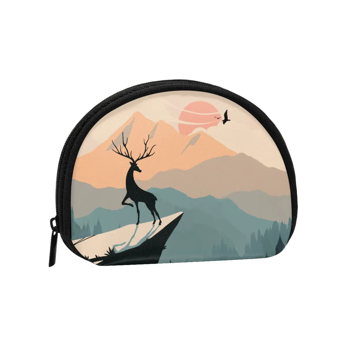 

Wallets Women Zipper Coin Purses Clutch Wallet Female Money Credit Card Holder Landscape Painting