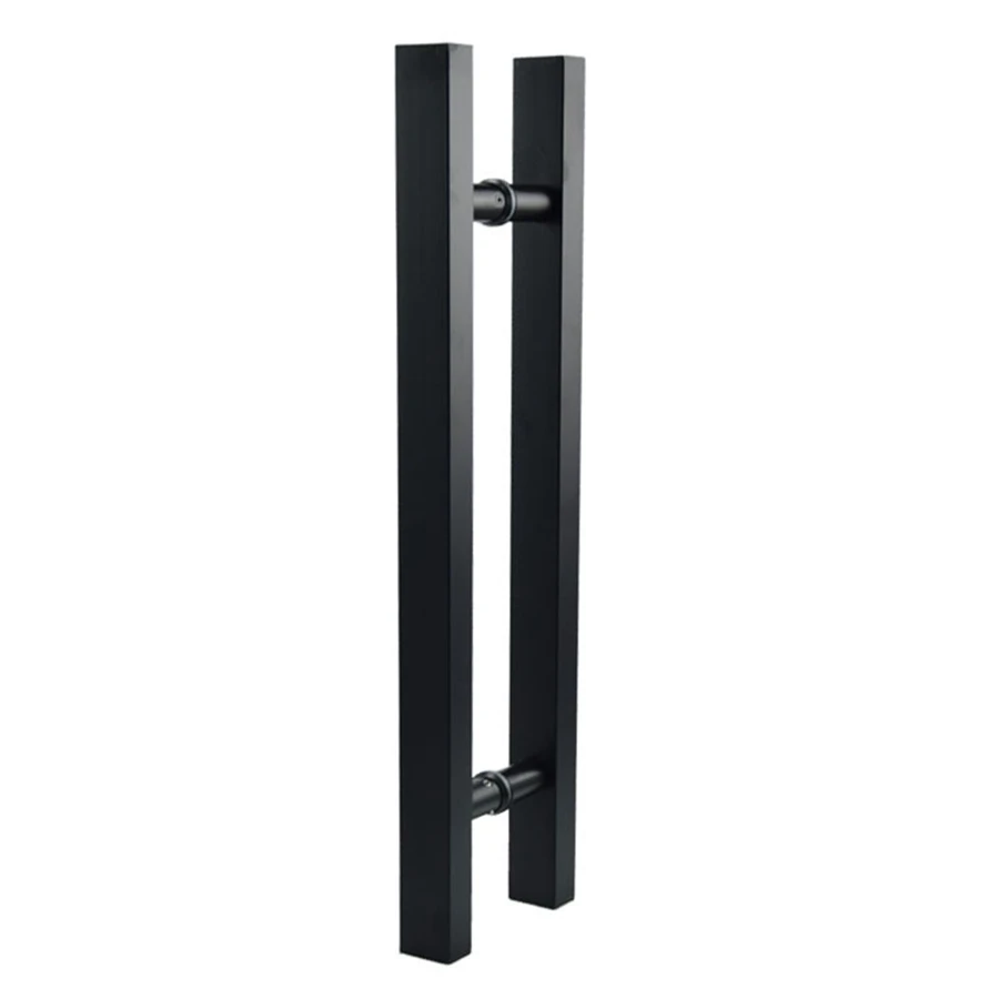 

Black Stainless Steel Glass / Wooden Door Handle