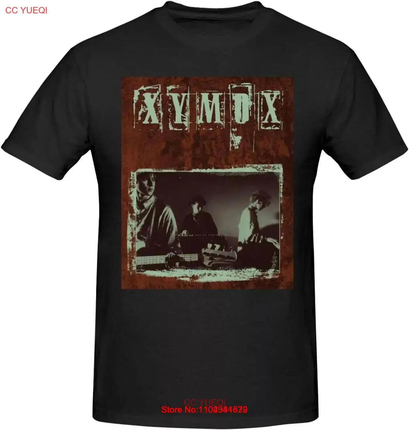 Рубашка Clan Of Xymox мужская хлопковая футболка с коротким рукавом классический топ в