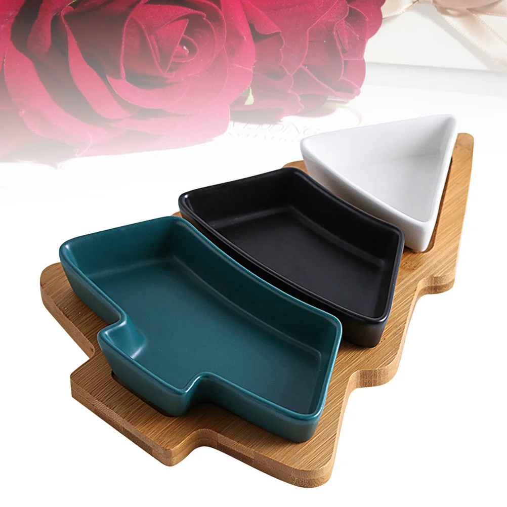 

Christmas Serving Tray Tree Platter Plate Snack Shaped Dishes Plates Appetizer Ceramic Fruit Dish Trays Candyplatters Dessert