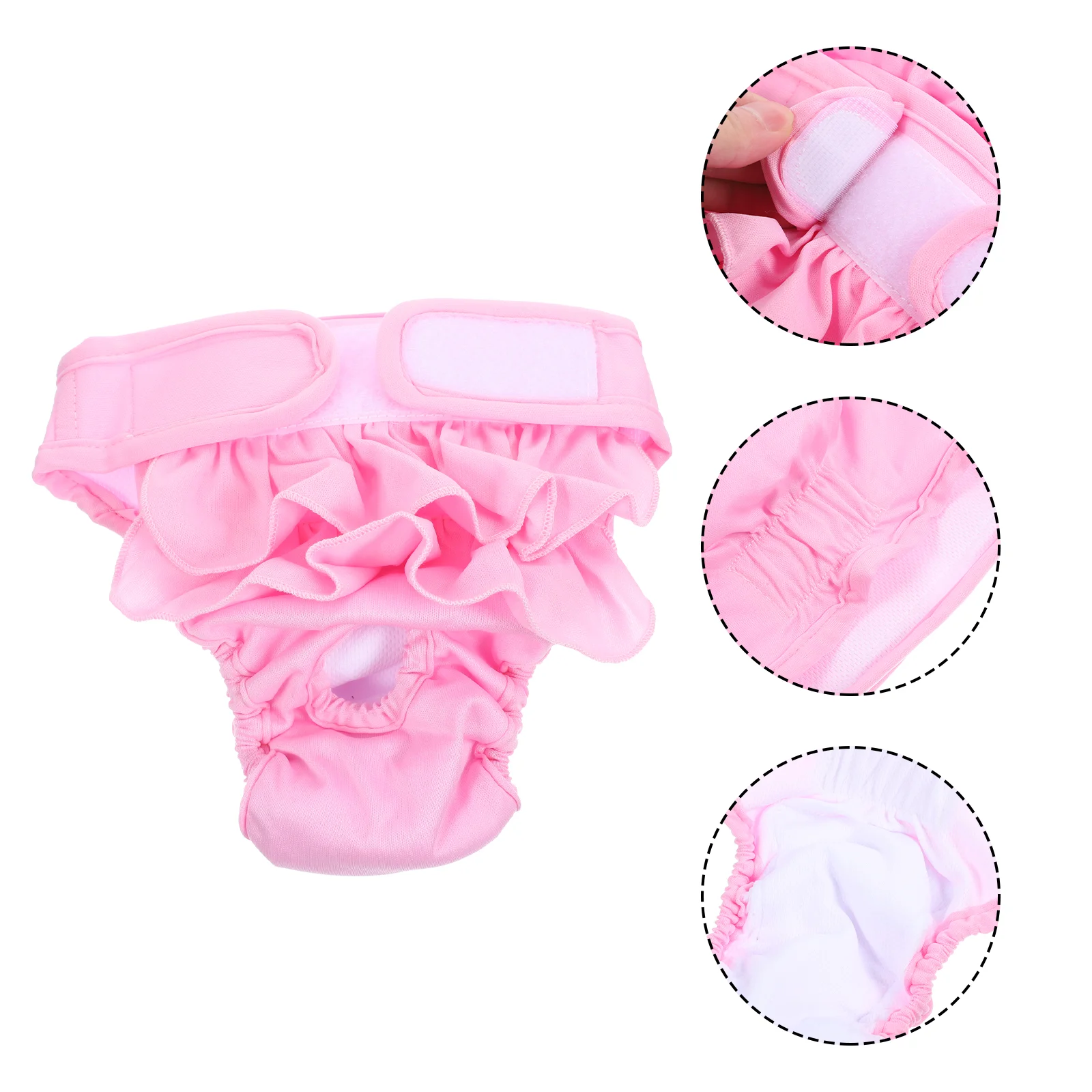 

Dog Diapers Pet Sanitary Pantdiaper Puppy Period Reusable Pants Female Washablemale Wraps Harassment Anti Indoor Nappies