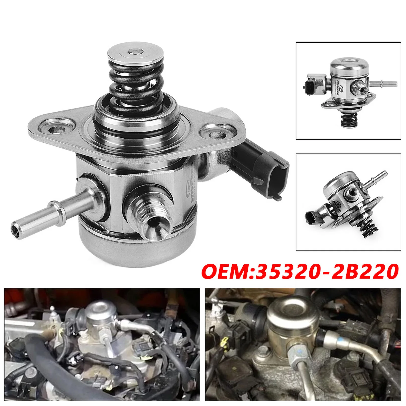 35320-2B220 топливный насос высокого давления (Новый) для Hyundai Accent 2011-2017 Sonata 2015-2017 Kia Soul