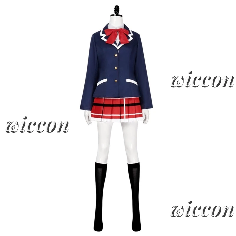 Аниме Love Chunibyo Other Delusions Takanashi Rikka Dekomori Sanae Косплей Костюм Парик Взрослая Женщина