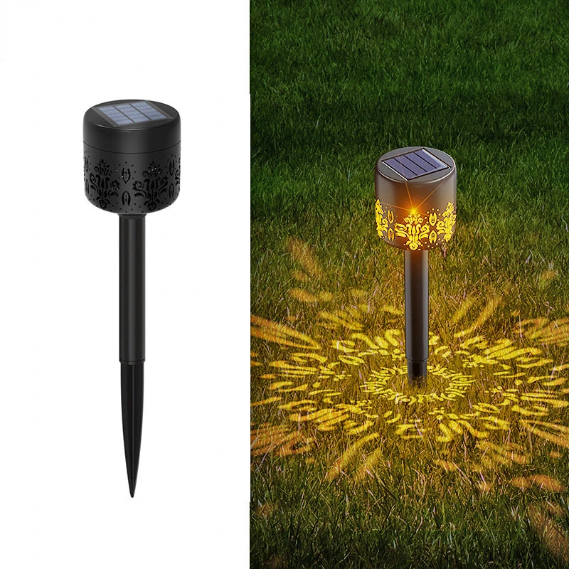 

Светодиодная уличная лампа на солнечной батарее, водонепроницаемый садовый светильник для газона, ландшафта, с отверстиями, уличсветильни...