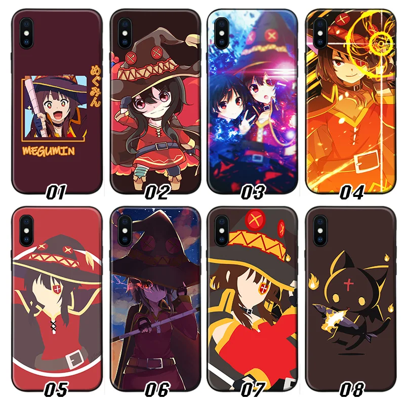 

Чехол для телефона KonoSuba God's Bless on This Wonderful World для iPhone 13 Pro Max 12 Mini 11 SE 2020 6 6S 7 8 Plus XS X XR