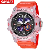 smael sports watches men watch digital dual display stopwatch shock resistant waterproof watches for men fashion wristwatches