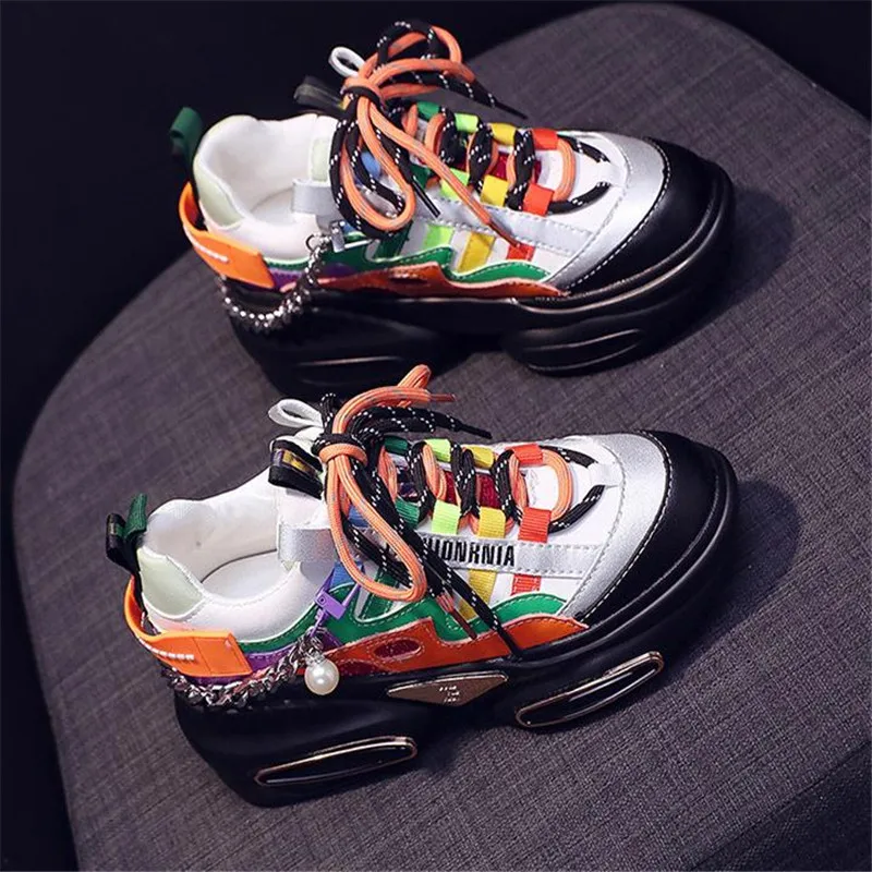 Black Breathable Women's Sneakers New Lace-Up Low Top Casual Woman Vulcanize Shoes Comfy Candy Color Summer Outdoor Sports Shoes