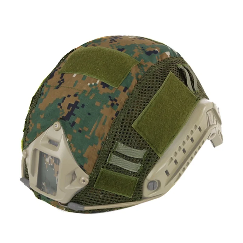 Тактический чехол для шлема Fast MH PJ BJ Airsoft Пейнтбол Wargame Gear CS Камуфляжный 52-60 см