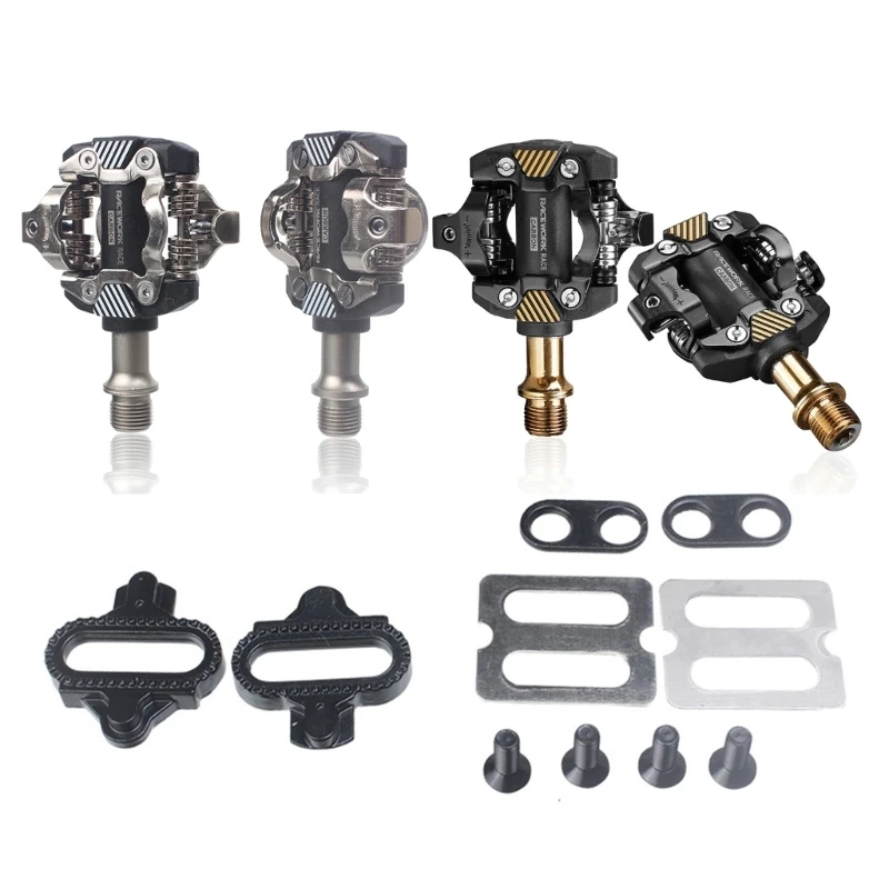 

A2UF 1 Pair of Bicycles Pedals, Durability Aluminum Alloy Mountain Road Bike Pedals