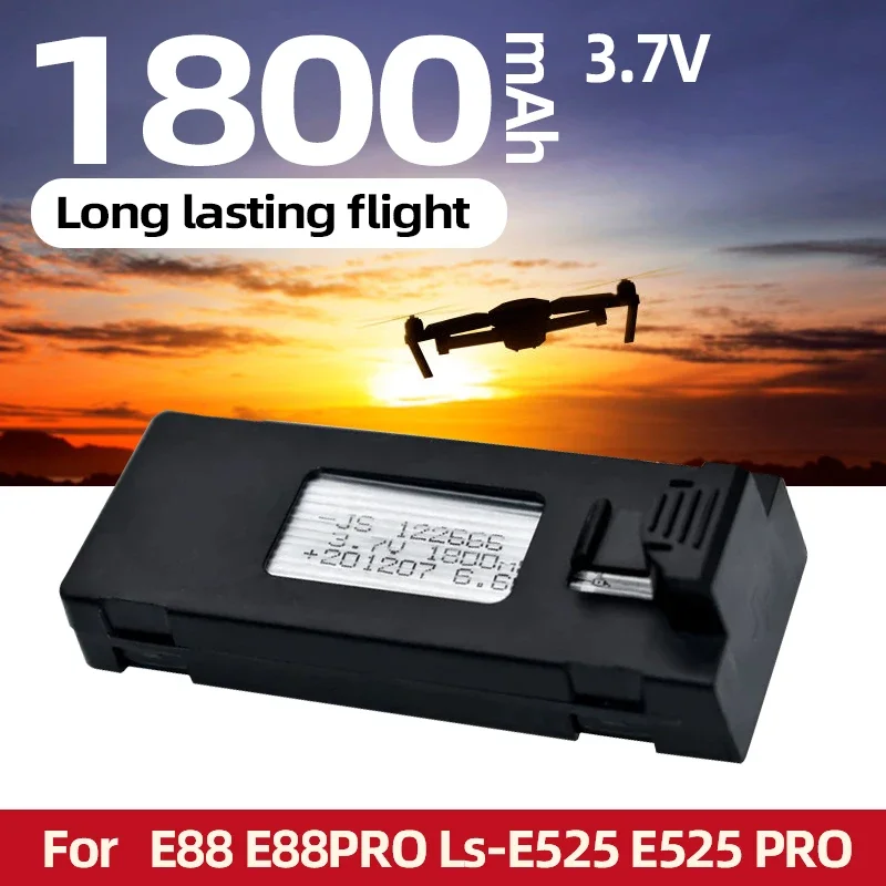 Аксессуары для аккумулятора радиоуправляемого дрона E88 E88PRO Ls-E525 E525 PRO Mini Uav 3 7 в 1800