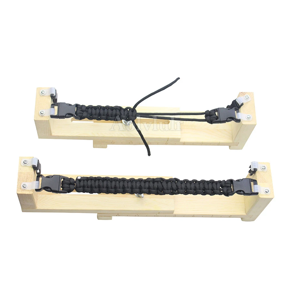 

DIY Umbrella Rope Bracelet Knitting Tool Weaver Wooden Wristband DIY Wood Paracord Jig Bracelet Maker Wristband Maker Braider