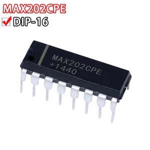 10PCS MAX202CPE/EPE MAX232IN MAX232CPE/EPE MAX232ACPE/AEPE MAX232ECPE/EEPE MAX3232CPE/EPE MAX232ECN MAX232EIN DIP-16