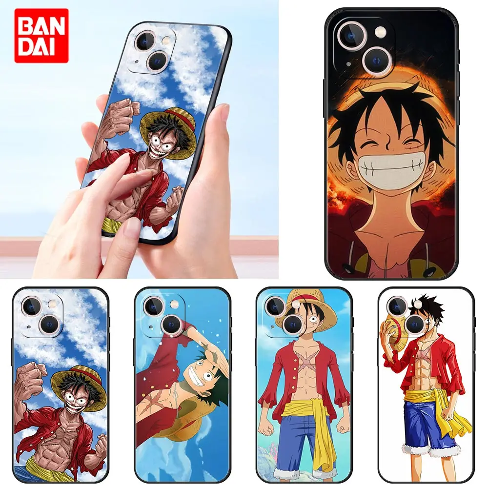 

Tokyo Luffy Anime One Piece Case for iPhone 13 12 11 Pro Max X XS SE 6 7 8 6s Plus XR Silicone Luxury Funda Black Capa Cover