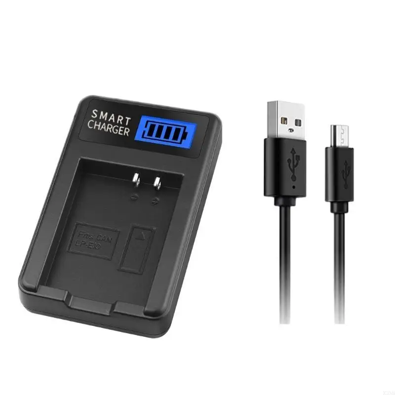 Фото Запасное зарядное устройство K3NB LCD USB LP-E10 для 1100D, 1200D, №3