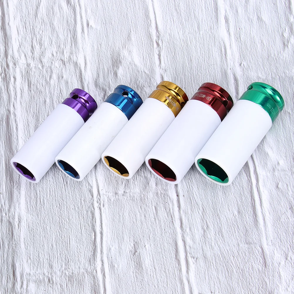 5 шт. Набор адаптеров для шестигранных головок 15 мм 17 19 21 22 защитные втулки